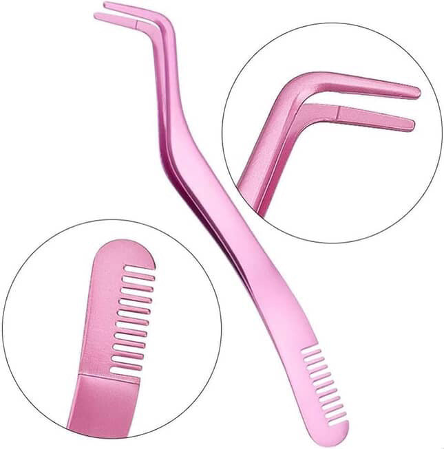 Stainless steel tweezer , موگیری ستیل