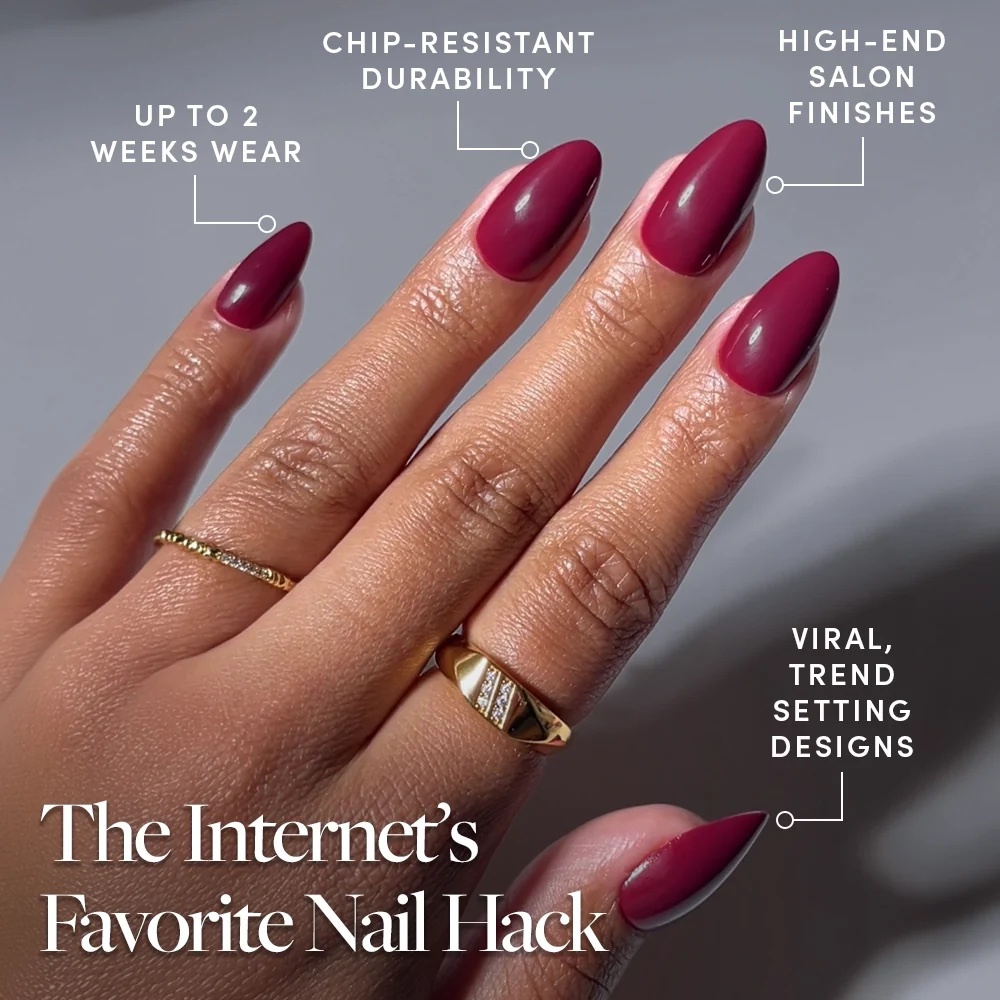 img_6166 SHAZHNANA Burgundy nails – مارۆنی